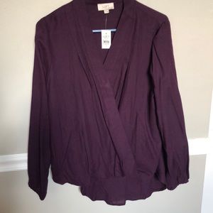 Loft Longsleeve Purple Top